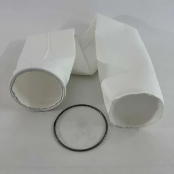 Polyester Keçe Filtre Torbası (Metal Demir) Çember Başlıklı Filtre